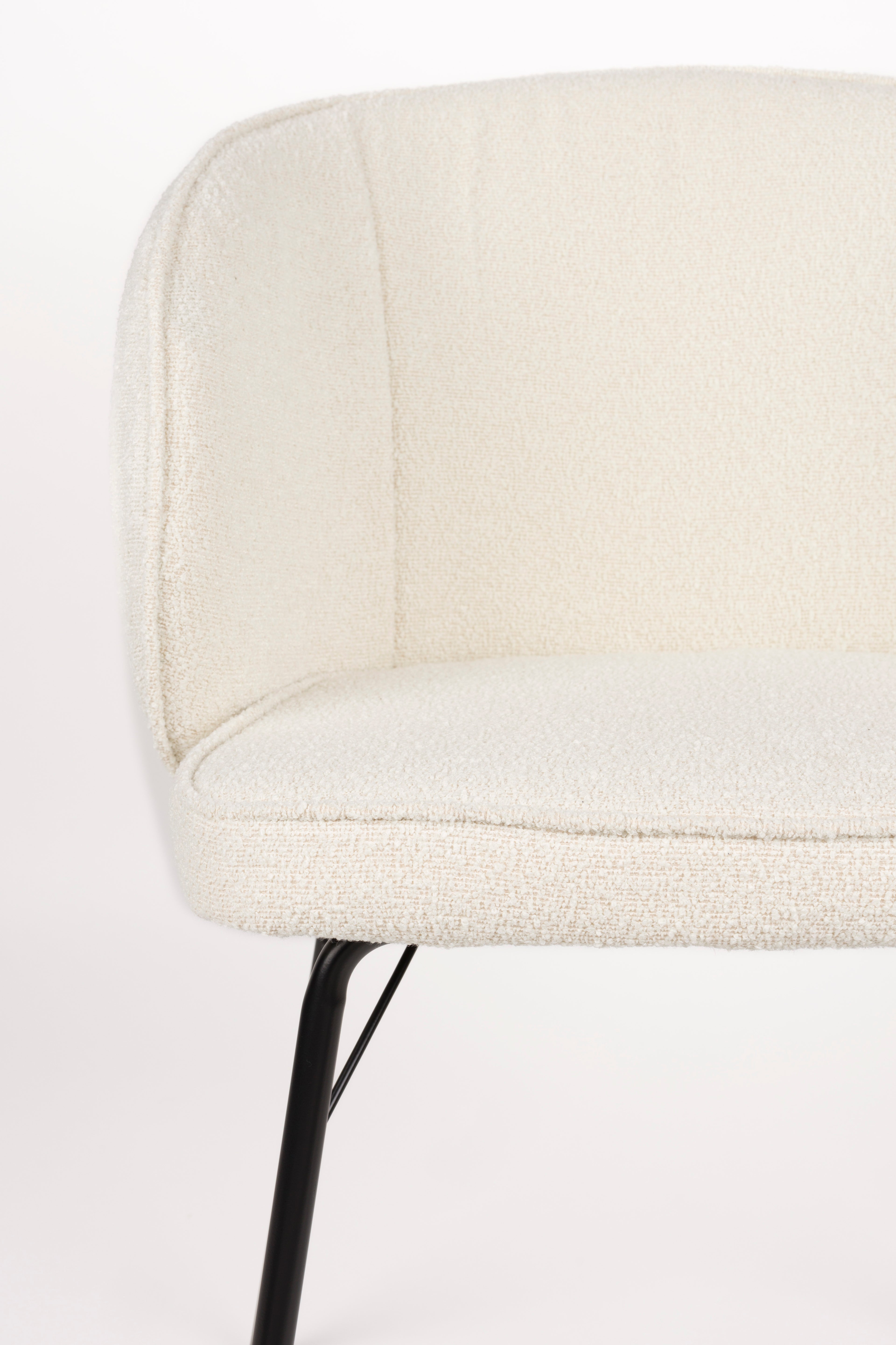 Joa - Dining Room Chair - Polyester - White