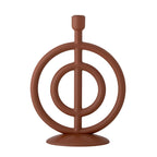 Flikka - Lote de 4 Candelabros - Marrón - Polirresina