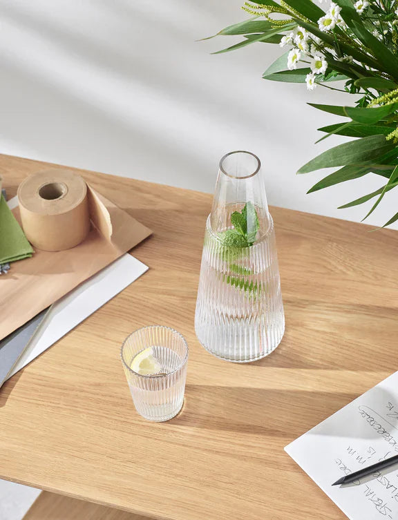 Stelton - Jarra Pilastro Con Vidrio - 1L - Transparente