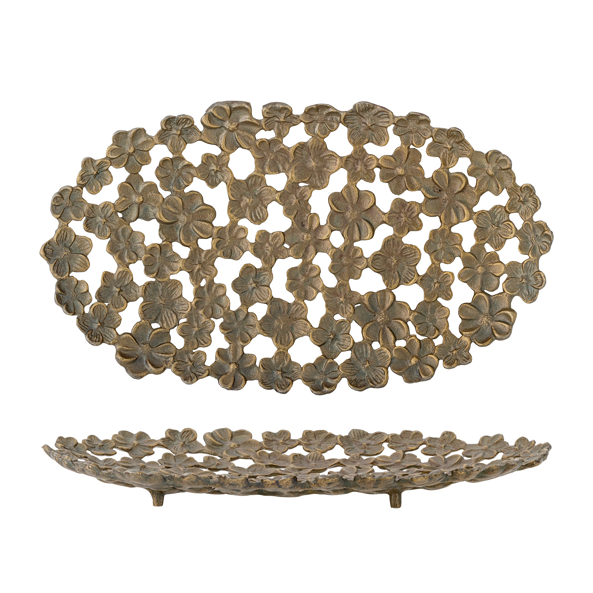 Micha - Tray - Brass - Aluminium