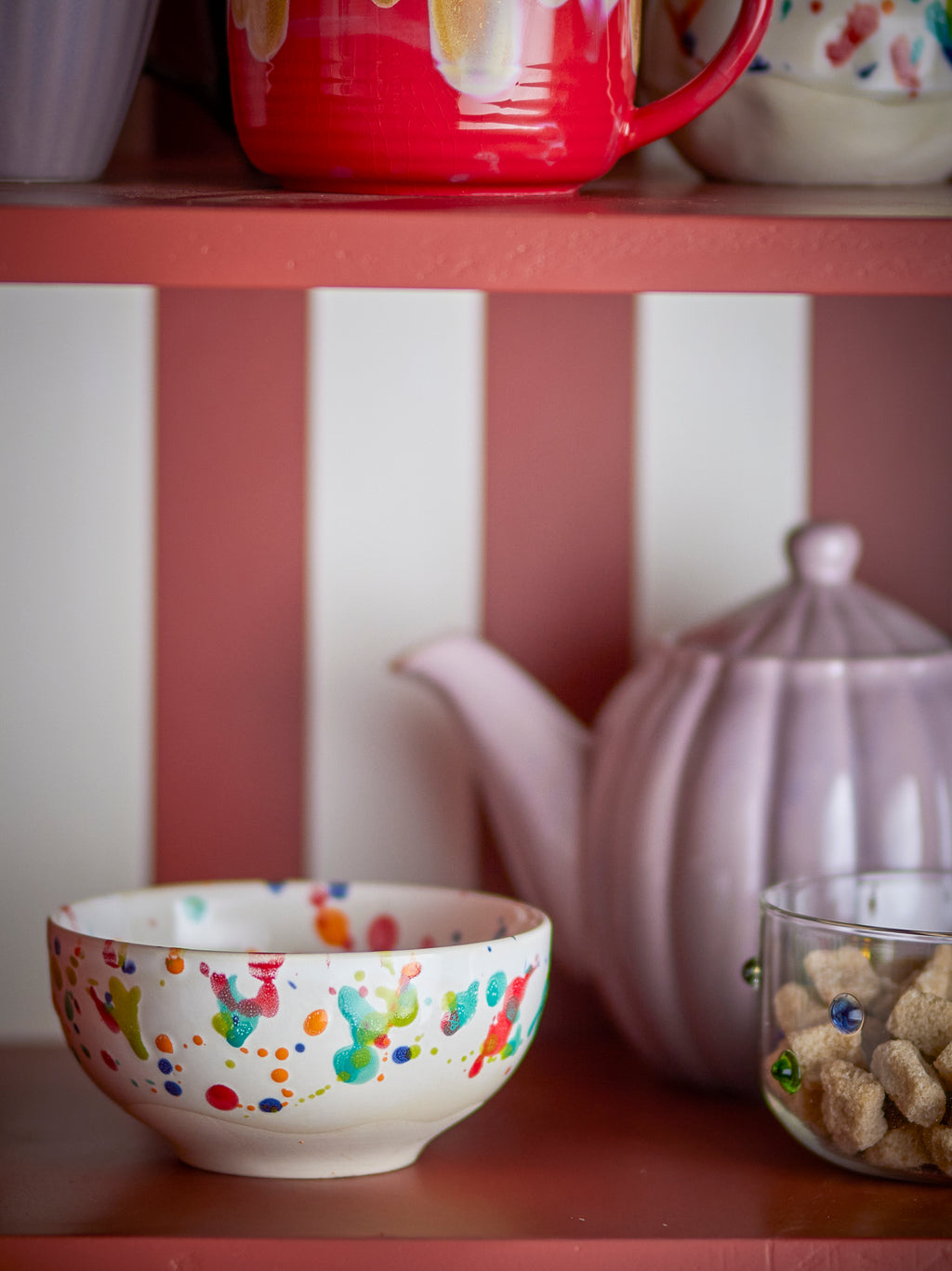 Freckles - Bowl - Multicolour - Stoneware