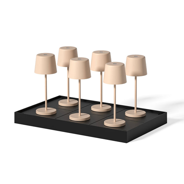 Kelly Mini - Lampe De Table Sans Fil - Acier - Beige