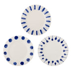 Linora - Assiette - Bleu - Grès