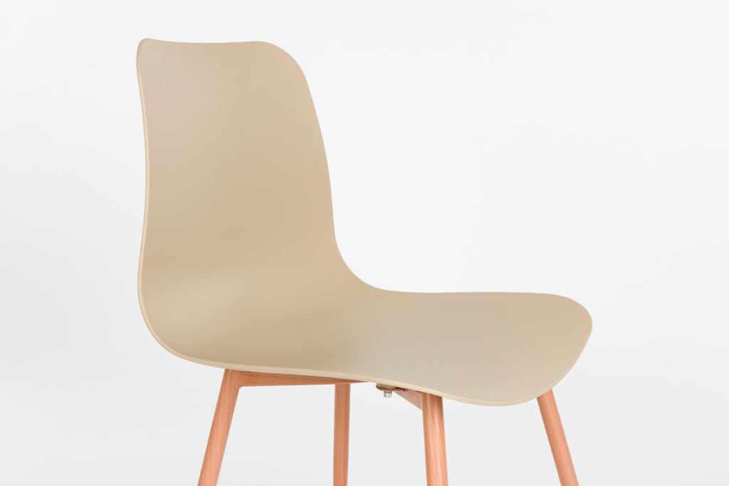 Leon - Dining Room Chair - Steel - Beige
