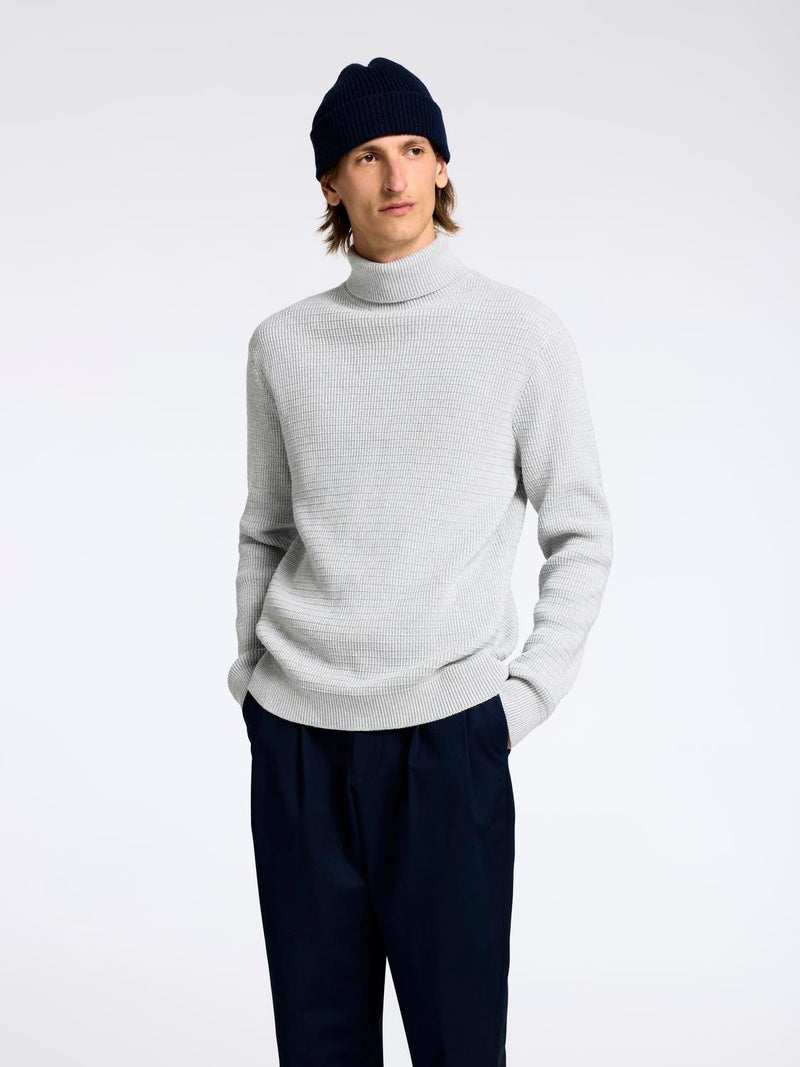 Pull En Maille - Light Grey Melange - Homme