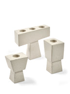 Marie Molly - Ljusstake 04 - Stengods - Beige