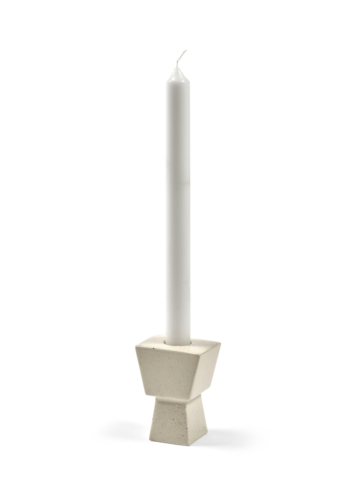 Marie Molly - Ljusstake 04 - Stengods - Beige