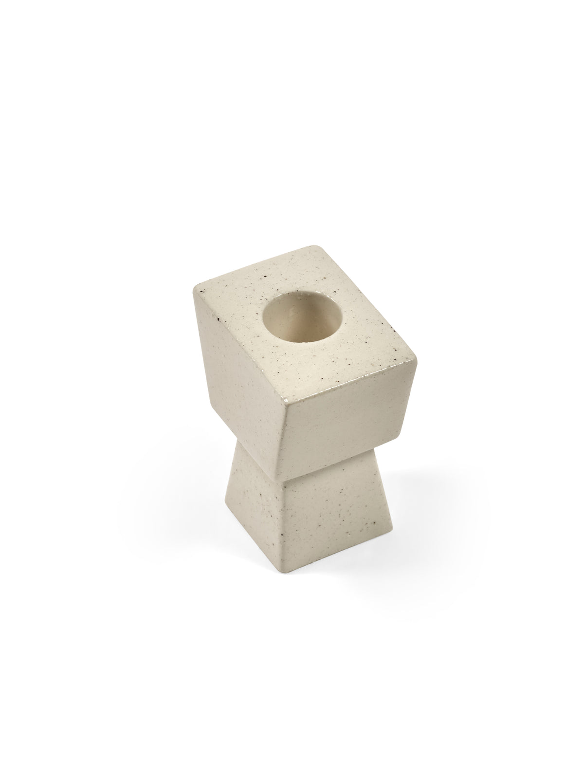 Marie Molly - Ljusstake 04 - Stengods - Beige