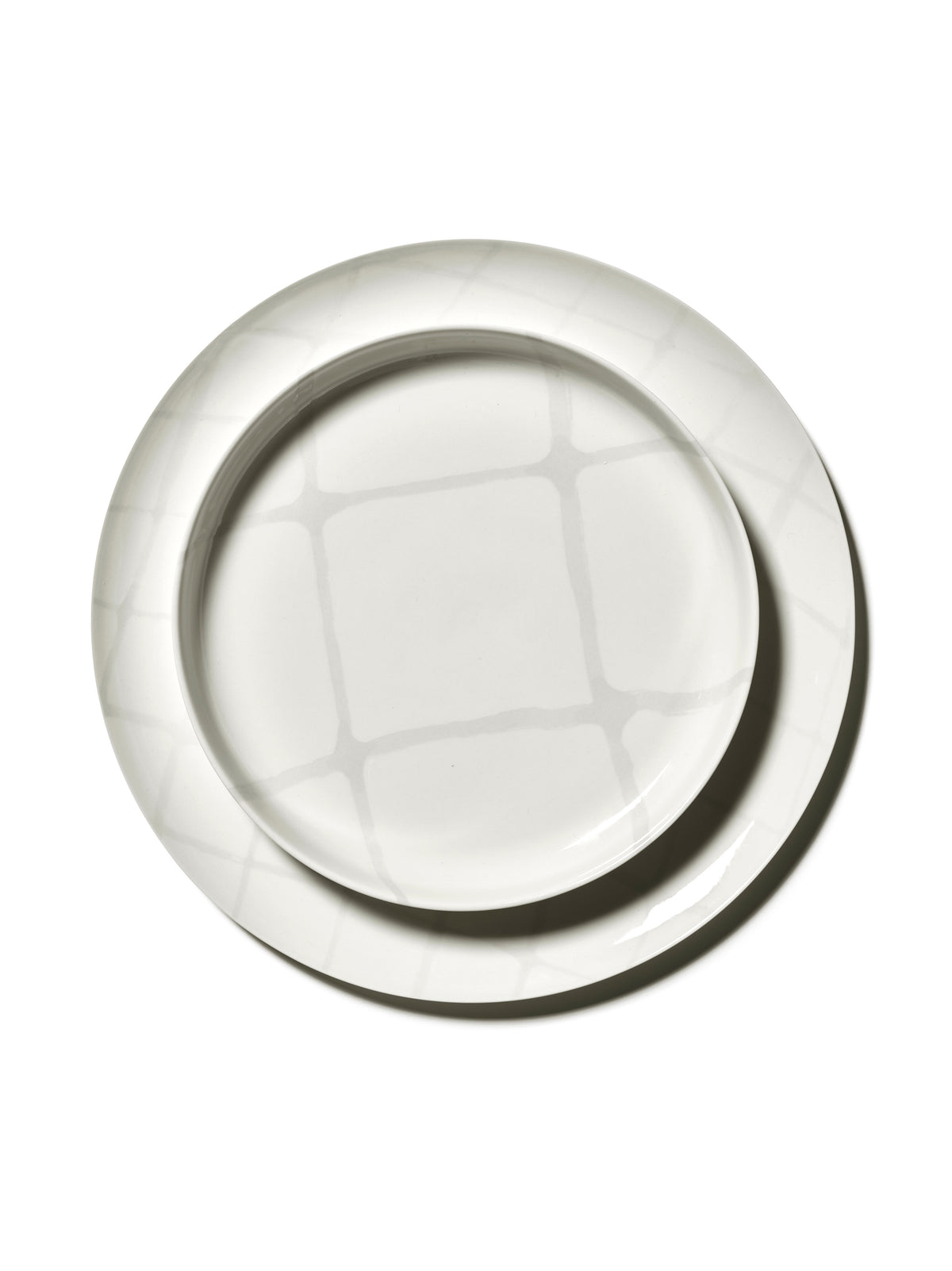 Zuma - 2er-Set Hohe Teller - M - Porzellan - Salt