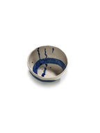 Sophia - Lot De 2 Bols À Soupe - Grès - Beige Bleu