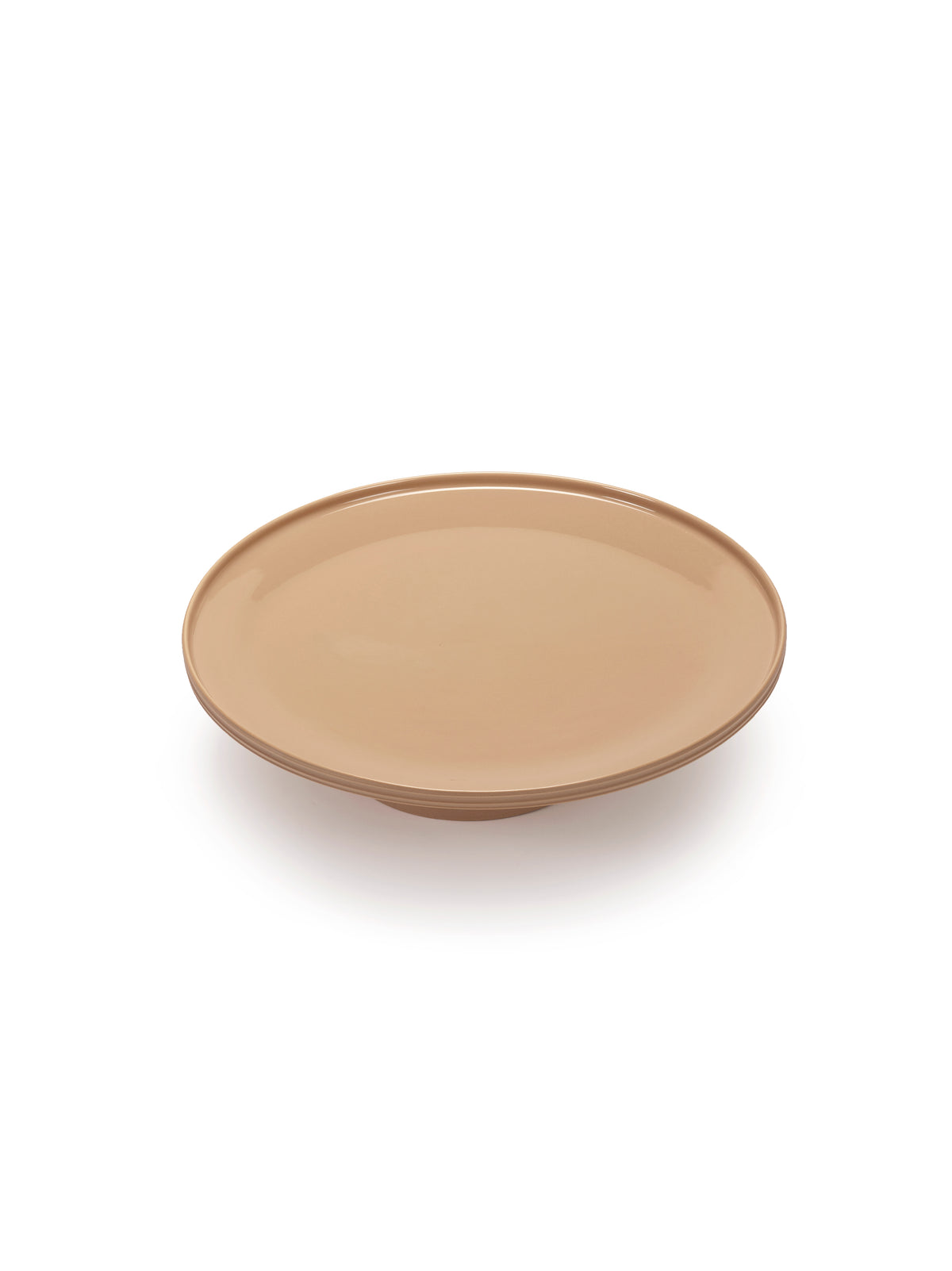 Dune - Plat À Gâteau - Porcelaine - Clay