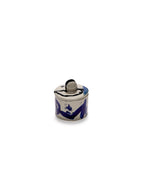 Sophia - Boîte De Rangement 01 - Grès - Beige Bleu