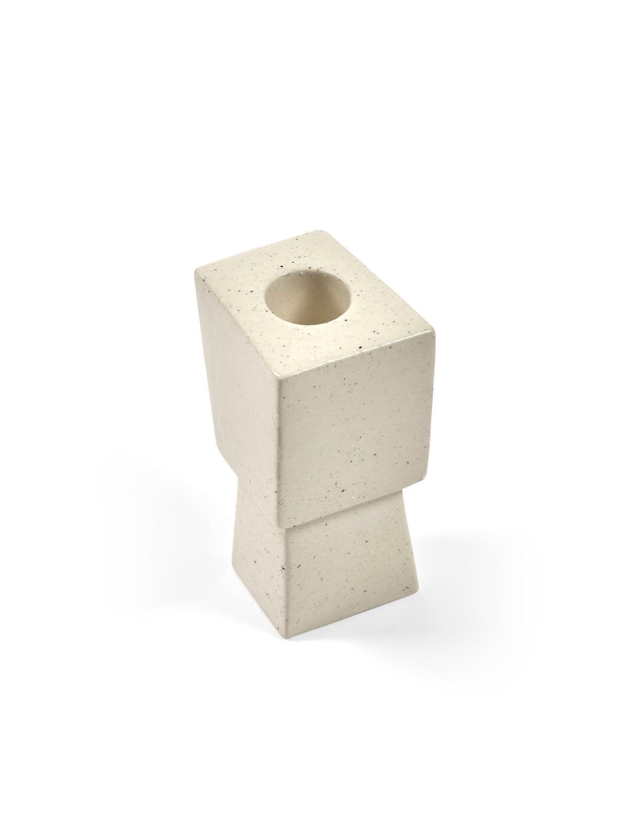 Marie Molly - Kerzenständer 05 - Steingut - Beige
