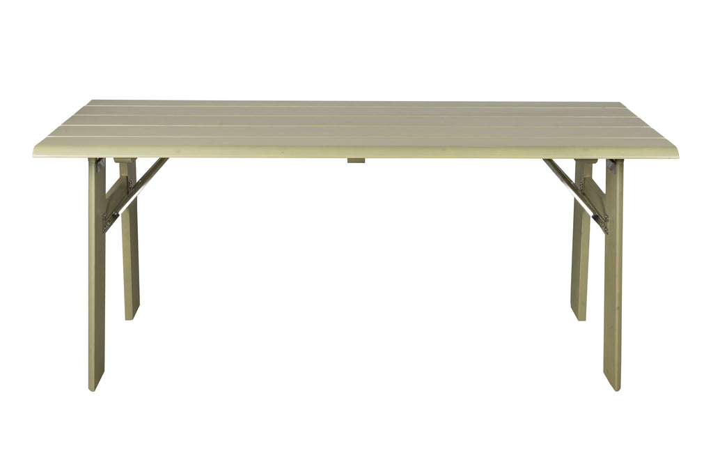 Avenue - Outdoor Table - Pine Wood - Sage Green/Green