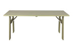 Avenue - Outdoor Table - Pine Wood - Sage Green/Green