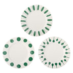 Linora - Plate - Green - Stoneware