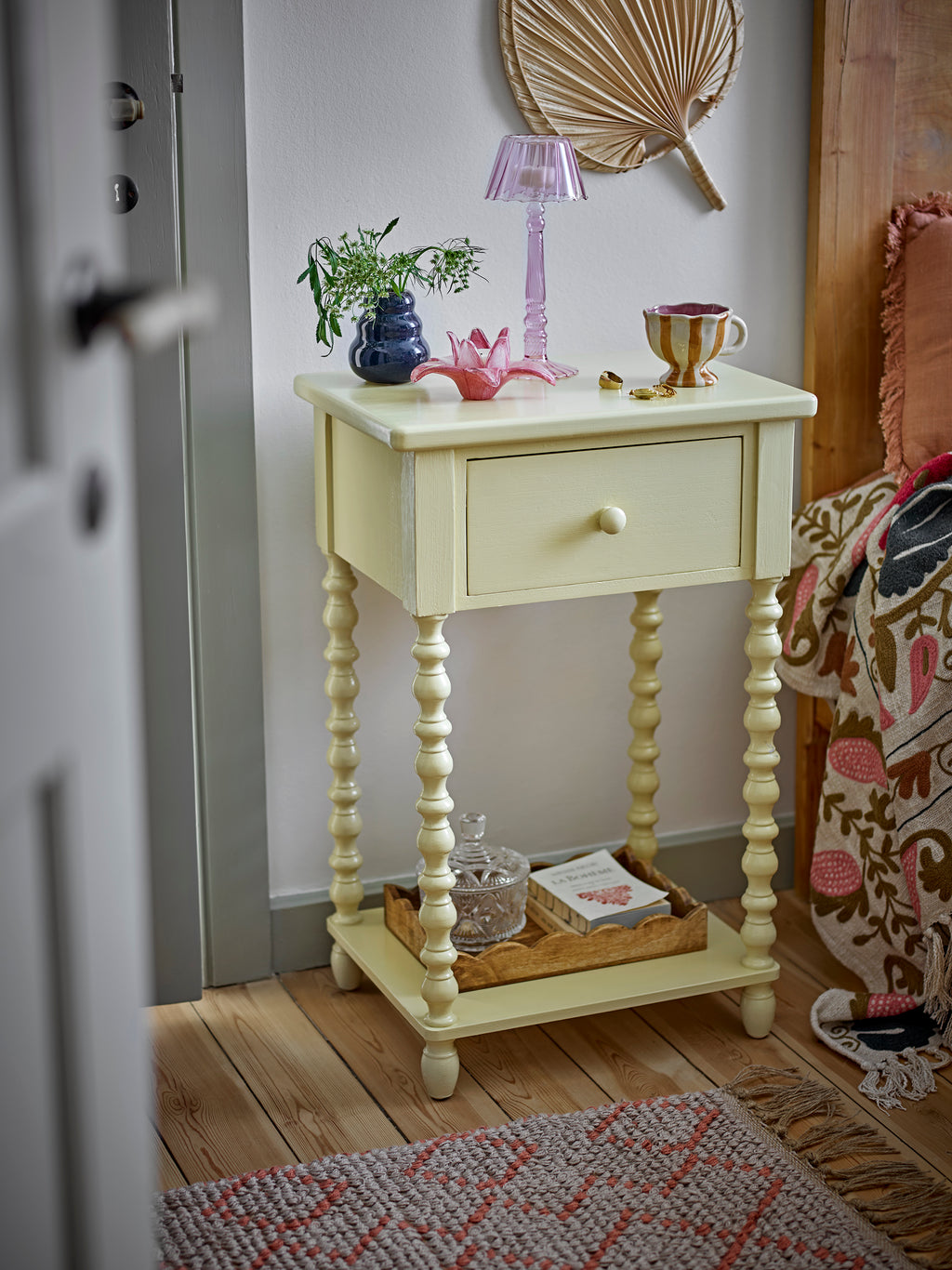 Wren - Objeto Decorativo - Rosa Empolvado - Vidrio