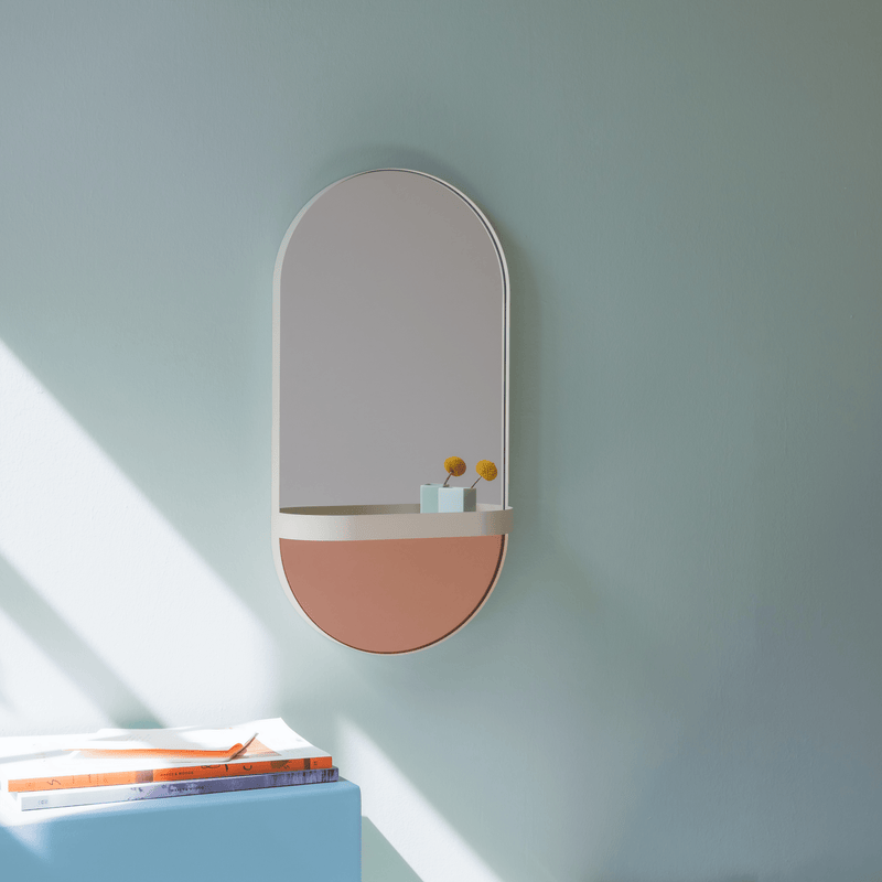 Wall mirror - Crème