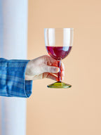 Martine - Wine Glass - Multicolour - Glass