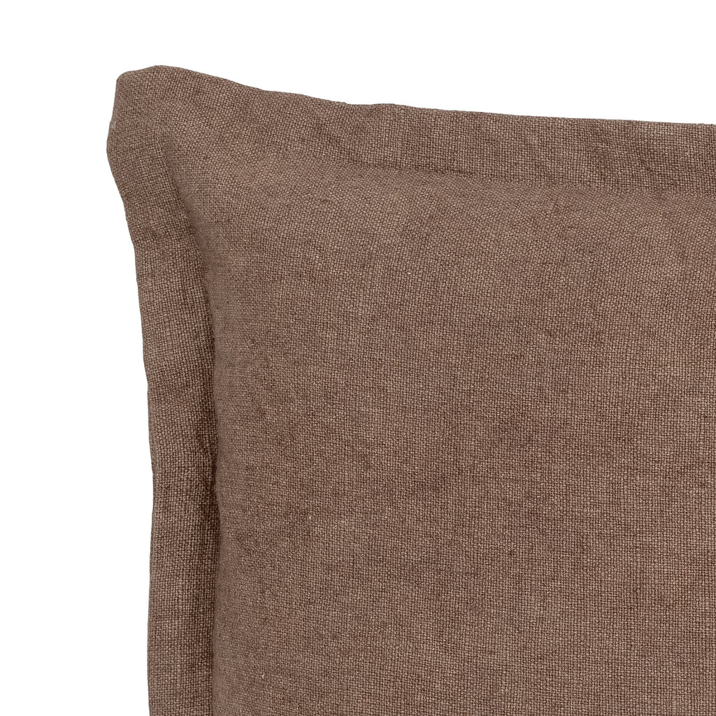 Maisa - Set of 4 Cushions - Brown - Cotton