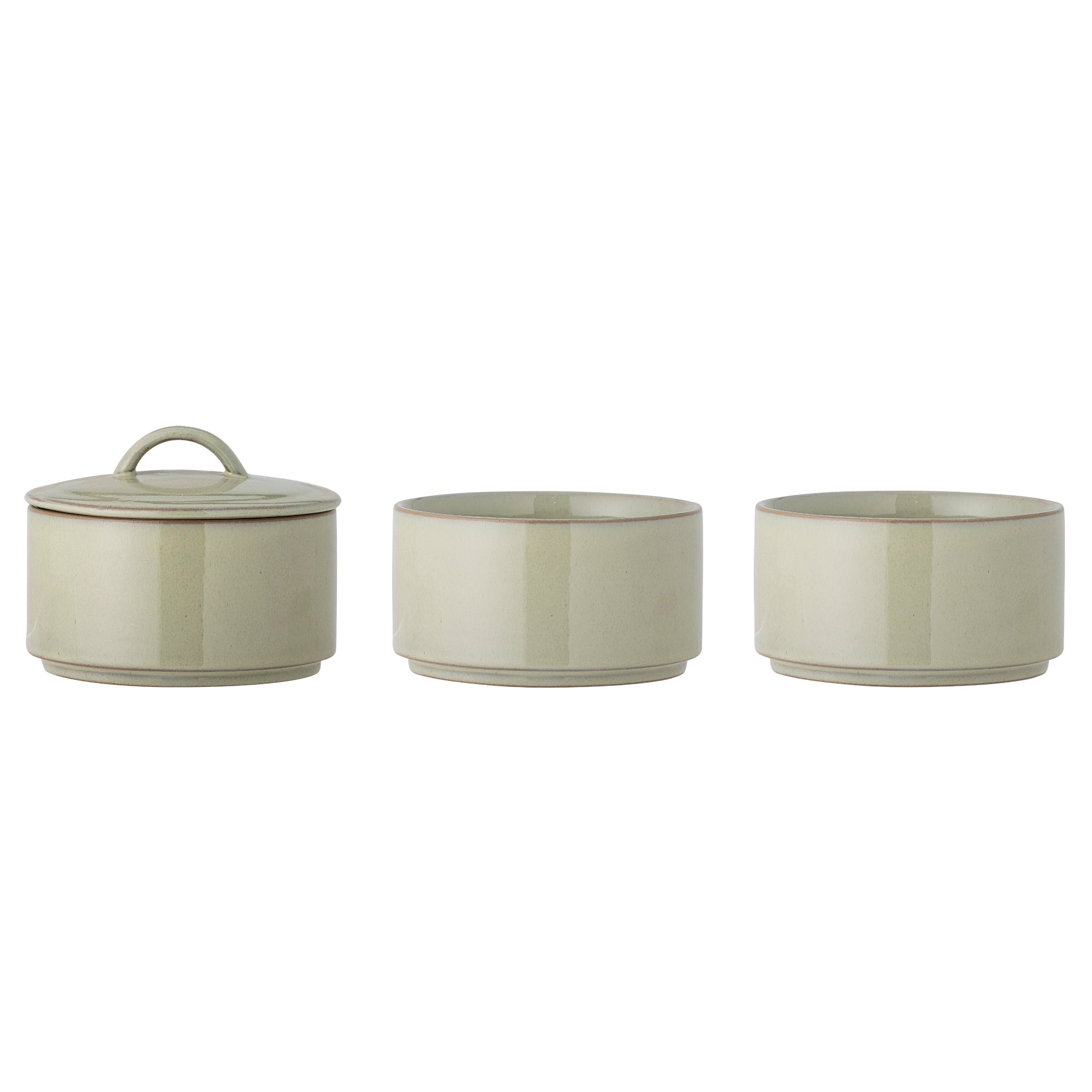 Ebba - Tarro Con Tapa - Verde - Gres