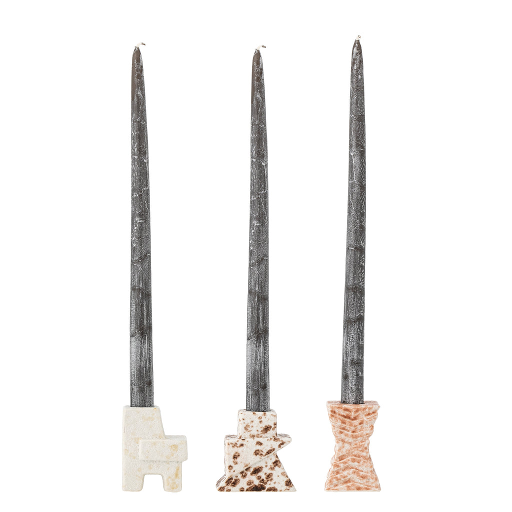 Blanchard - Candle Holder - Natural - Stoneware