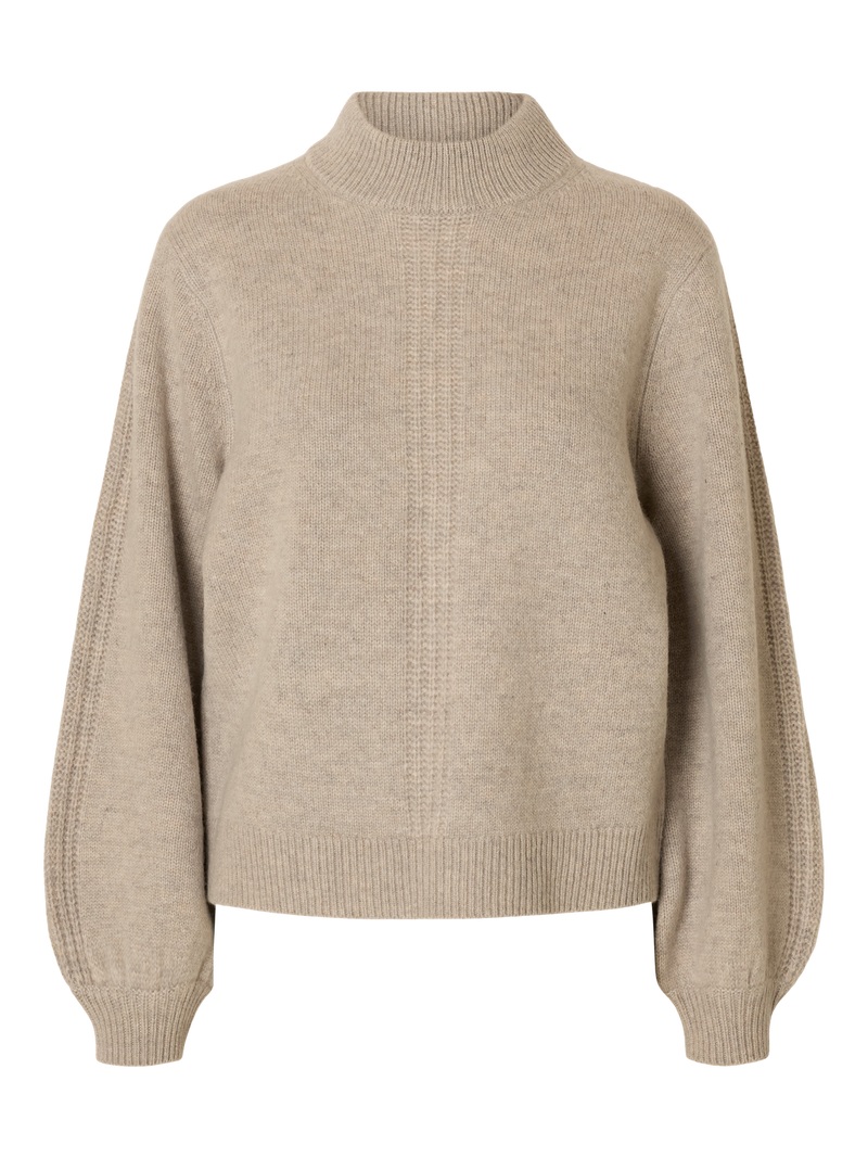 Pull En Maille - Oatmeal - Femme