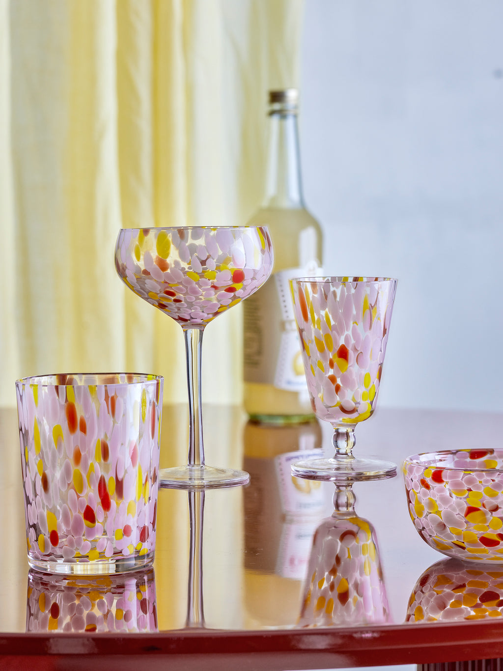 Lilya - Vaso - Rosa Empolvado - Vidrio