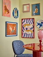 Badia - Wall Mirror - Powder Pink - Pine