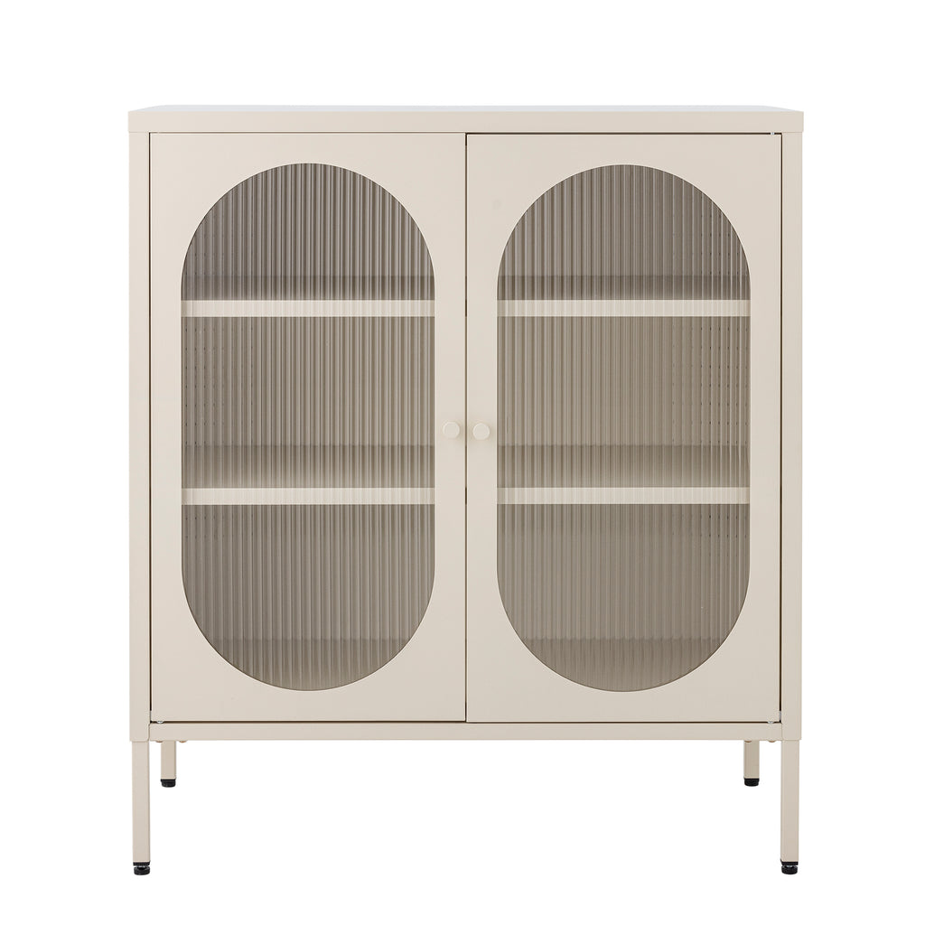 Salvo - Storage Cabinet - Natural - Metal