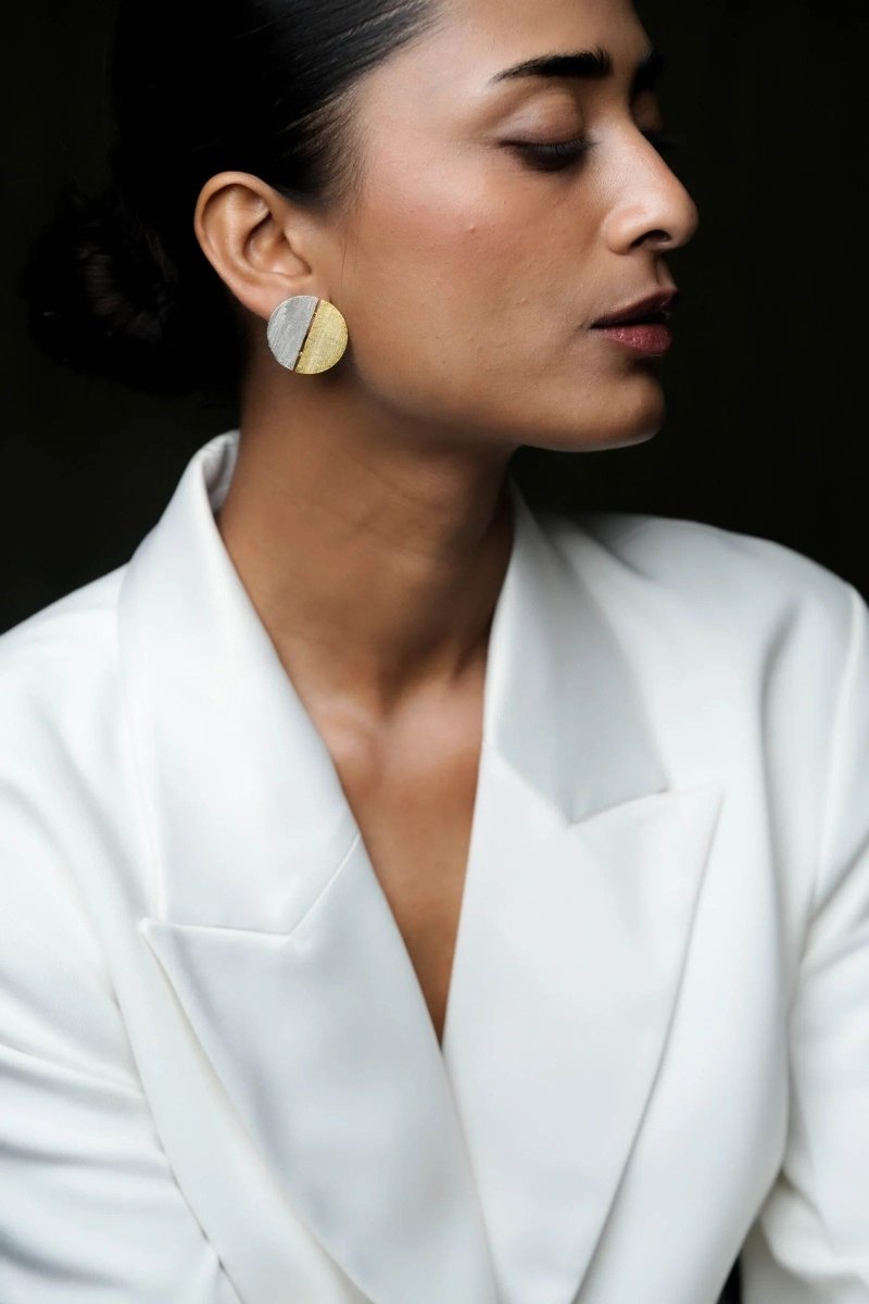 Yin Yang Stud Earrings