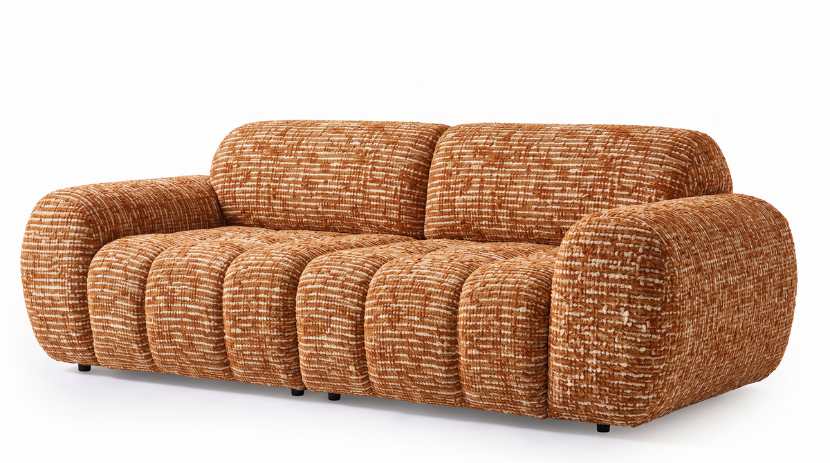 Yoko - 2-seater sofa - Flecked fabric