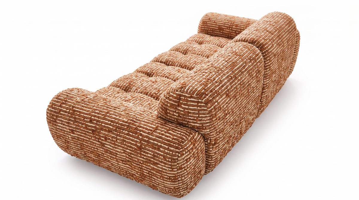Yoko - 2-seater sofa - Flecked fabric