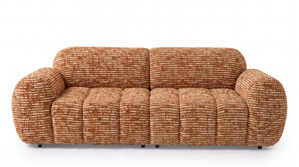 Yoko - 2-seater sofa - Flecked fabric