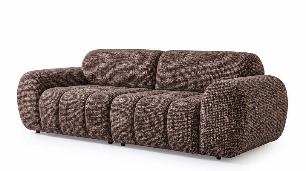 Yoko - 2-seater sofa - Flecked fabric