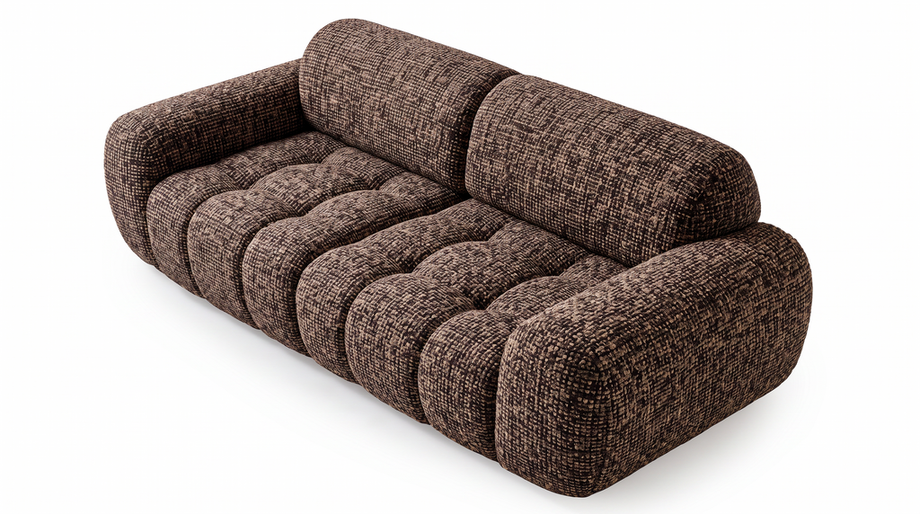 Yoko - 2-seater sofa - Flecked fabric