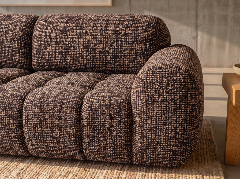 Yoko - 2-seater sofa - Flecked fabric