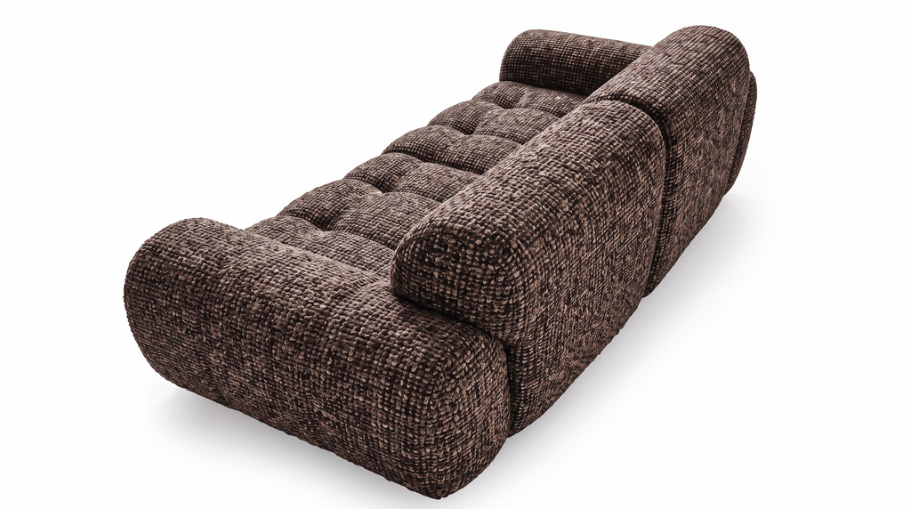 Yoko - 2-seater sofa - Flecked fabric