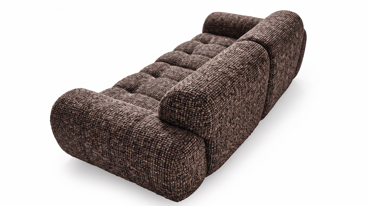 Yoko - 2-seater sofa - Flecked fabric