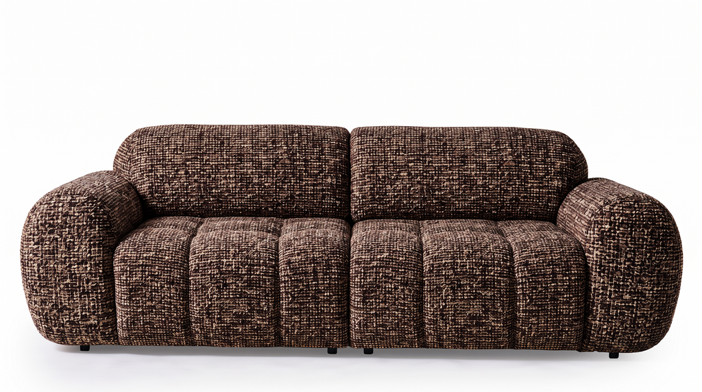 Yoko - 2-seater sofa - Flecked fabric