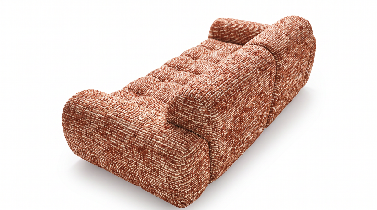 Yoko - 2-seater sofa - Flecked fabric