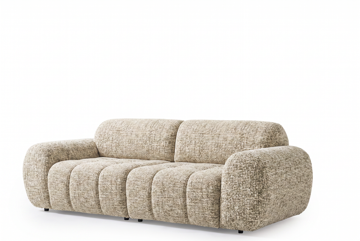 Yoko - 2-seater sofa - Flecked fabric