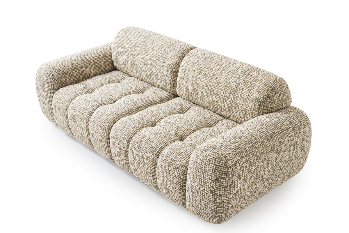 Yoko - 2-seater sofa - Flecked fabric