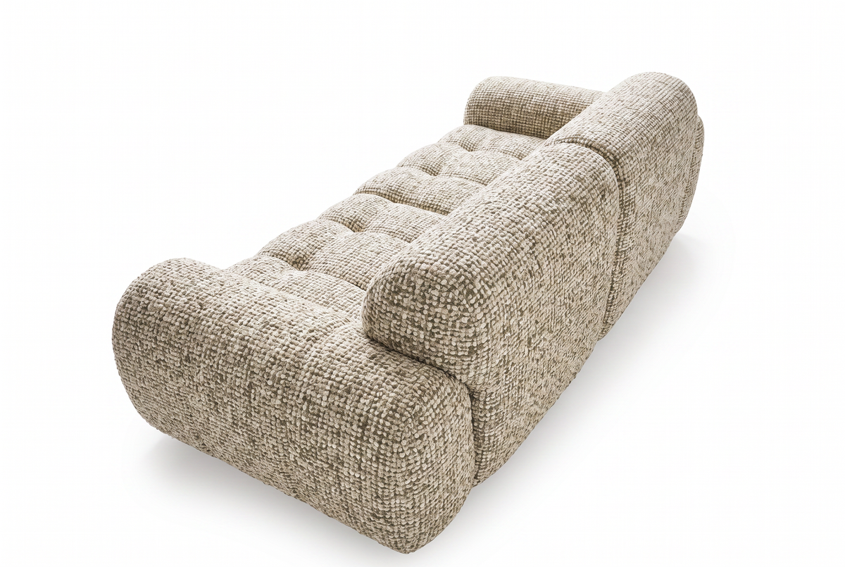 Yoko - 2-seater sofa - Flecked fabric