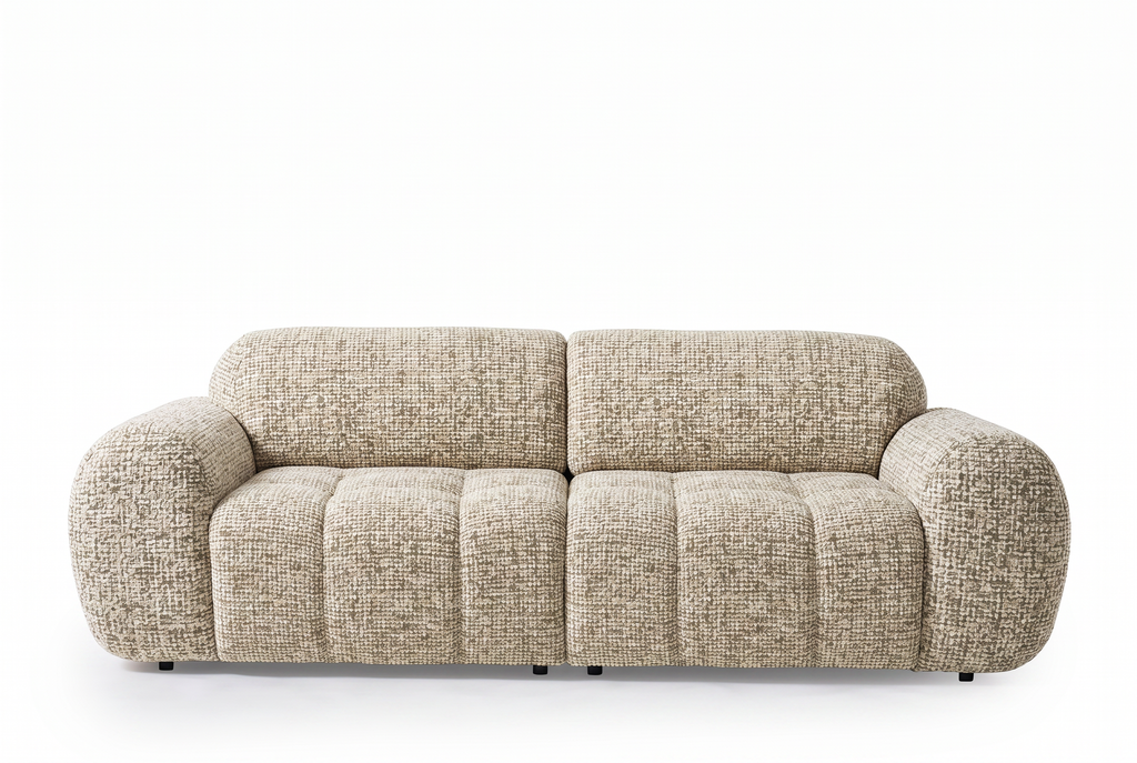Yoko - 2-seater sofa - Flecked fabric