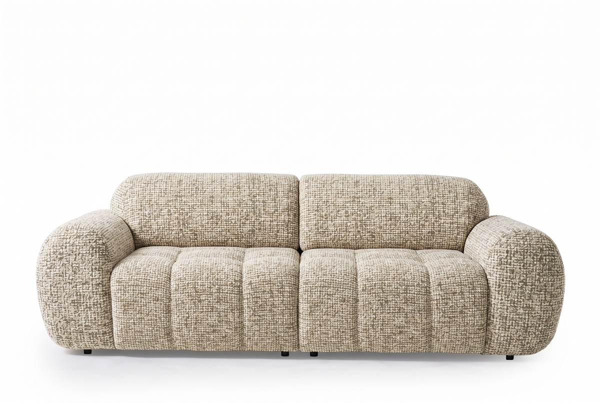 Yoko - 2-seater sofa - Flecked fabric