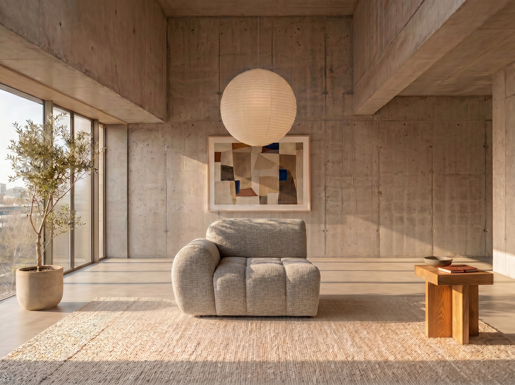 Yoko - 2-seater sofa - Flecked fabric