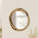 Miroir Yong en bois clair de suar D53 cm