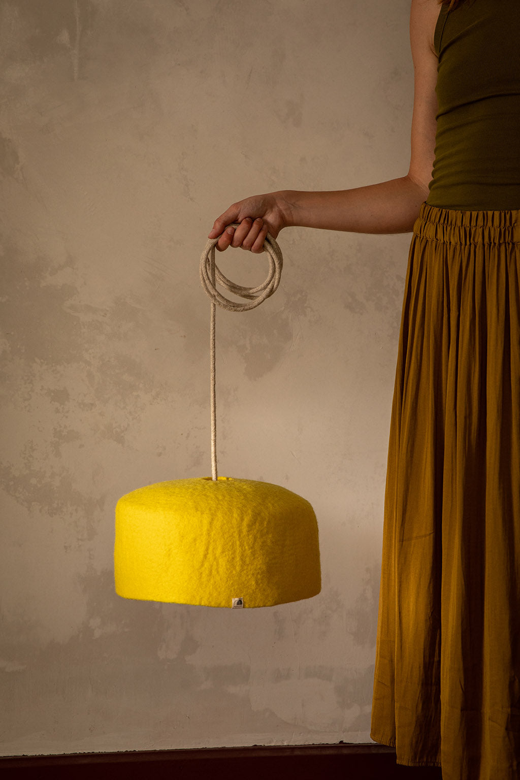 Abat-Jour Yourte - Citron