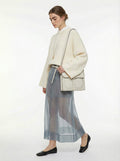 White Vintage Yves Saint Laurent Crossbody Bag
